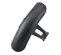 Moto Garde-Boue pour CG125 Cafe Racer Garde-Boue Avant/arrière en Métal Noir Mat/chromé pour Moto Rétro(Black Front)