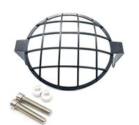 moto grille phare Accessoires de moto, protection de phare, abat-jour, compatible avec Himalayan Scram 411 2022-2024 housse de protection phare(Black)