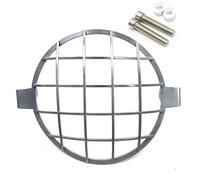 moto grille phare Accessoires de moto, protection de phare, abat-jour, compatible avec Himalayan Scram 411 2022-2024 housse de protection phare(Silver)
