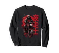Moto Guerrier dans Le Style Manga Anime Sweatshirt