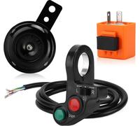 Moto - Guidon - Avertisseur - Clignotant - Interrupteur de lumière 7/8 -pouce remplacement multifonctionnel pour Suzuki