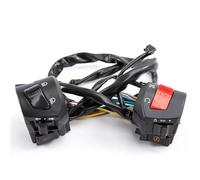 Moto Guidon Commutateurs Commutateurs Universels De Clignotants De Moto Commande De Guidon Klaxon Phare Interrupteur De Démarrage Électrique Double Accélérateur 12V 7/8 Pouces