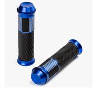 Moto Guidon Embout Poignée Route Universel Antidérapant 22mm Bleu