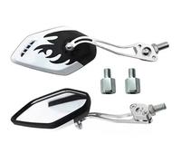 Moto Guidon Rétroviseur Latéral Rétroviseur Universel De Moto, 2 Pièces, 8mm/10mm, Anti-vertige, Accessoires, Rétroviseurs Latéraux, Boulons D'outils Montage