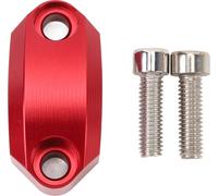 Moto guidon -Riser -Bloc en alliage d'aluminium CNC améliorer la stabilisation de la poignée pour F900XR F900R S1000XR rouge