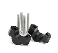 Moto Guidon Riser Clamp pour F 900 pour GS F900 pour GS pour ADV 2023- Réhausseurs Guidon Moto Adventure Hauteur Guidon Clip Adaptateur Montage(Black)