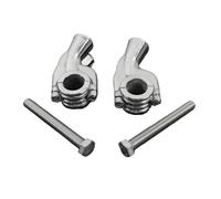 Moto Guidon Riser Élévateurs de barre poignée 1 "7/8", coude d'école Vintage, pince montage 22mm 25mm pour Chopper pour Scrambler pour Cruiser