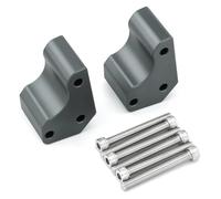 Moto Guidon Riser Guidon Pince Pour Kawasaki Pour Concours 1400 Pour GTR1400 2008-2022 Rehausseurs Guidon 1/2" 25/50 Mm Adaptateurs Support Rallonge Serrage(2in Titanium)