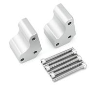 Moto Guidon Riser Guidon Pince Pour Kawasaki Pour Concours 1400 Pour GTR1400 2008-2022 Rehausseurs Guidon 1/2" 25/50 Mm Adaptateurs Support Rallonge Serrage(2in Chrome)
