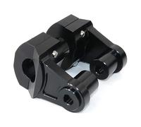 Moto Guidon Riser Guidon Risers 25.4mm Pour Harley Davidson Sportster accessoires tube direction(Noir)