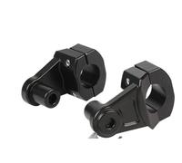 Moto Guidon Riser Pinces De Barre De Moto Rehausseurs De Guidon Surélevés 22 MM 7/8 "28 MM 1 1/8" Pince Rehaussement Guidon(Black 1 Set,28 MM)