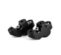 Moto Guidon Riser Pour CB750 Pour Hornet Pour CB 750 2023-moto Guidon Riser Glisser Poignée Barre Pince Étendre Adaptateur Pince Rehaussement Guidon(Black)