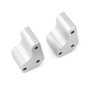 Moto Guidon Riser Pour GTR1400 Pour GTR 1400 Pour ZG1400 Pour Concours 1400 2008-2020 Kit Extension Supports Adaptateur Hauteur Guidon Pince Rehaussement Guidon(Silver)