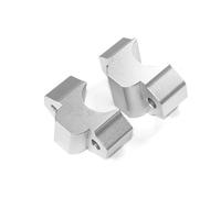 Moto Guidon Riser Pour Niken900 Pour Niken Pour GT 2018 2019 2020 2021 2022 2023 Adaptateur Pince Barre Poignée 28 Mm Rehaussement Guidon(Silver)