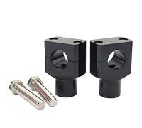 Moto Guidon Riser Pour Suzuki Pour Intruder Pour Volusia Pour Marauder Pour Boulevard Moto 1 "7/8" Guidon Risers Kit 1 Paire Rehausse Guidon Moto (Size : 25mm black)