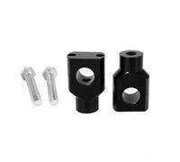 Moto Guidon Riser pour V-Star 650 1100 pour Route pour Élévateurs Barre Poignée Star Support 1 "Pince Rehausseur Guidon Moto 25mm 22mm Moto Rehausseur de Guidon(A25mm Black)