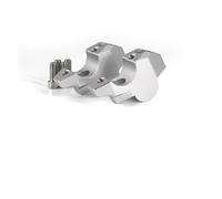 Moto Guidon Riser Pour X-ADV 750 Pour ADV 150 Pour ADV 160 Pour ADV 350 Pince Levage Guidon Étendre La Barre Poignée Rehaussement Reculer(Argent)