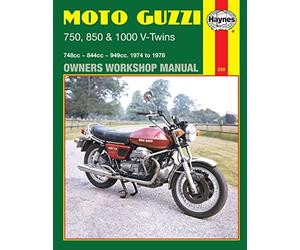 Moto-Guzzi 750, 850 and 1000 V-Twins Owners Workshop Manual, No. M339: '74-'78