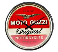 Moto-Guzzi HORLOGE MURALE MOTO-GUZZI DIAMÈTRE : 31 CM