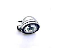 Moto Headlight Phare Avant Chromé pour Moto De Patrouille Vintage Feu Antibrouillard Gauche/Droite Accessoire pour Moto