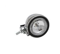 Moto Headlight Phare Avant Chromé pour Moto De Patrouille Vintage Feu Antibrouillard Gauche Droite Accessoire pour Moto
