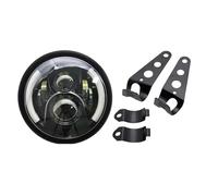Moto Headlight Phare LED Universel Moto, Compatible Avec Pour Cafer, Pour Racer, Pour Kawasaki, 7,5 Pouces Feux Avant(A full set)