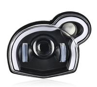 Moto Headlight pour BMW G650GS pour Sertao R13 2011-2017 Salut Feux De Croisement DRL Diable Oeil Lampe Moto Phare Lumière LED Moto Avant Lampe(Blue Devil Eye)