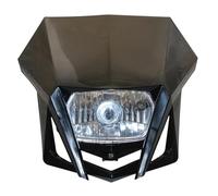 Moto Headlight Pour CRF 150 230 XR YP20 2016-2023 Carénage Double Sport Carénage Phare Moto Tout-terrain Plaque Phare Feux Avant(Noir)
