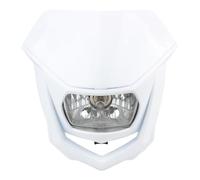 Moto Headlight Pour CRF Phare Halogène Universel Moto Feux Avant(Blanc)