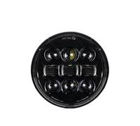 Moto Headlight Pour Shadow VT 600 700 750 1100 Pour VTX 1300 1800 Phare Avant Moto À LED 5,75 Pouces Feux Avant(A Black No Halo)