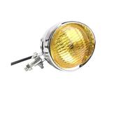 Moto Headlight pour Softail pour Dyna pour Cruiser Bobber Chopper pour Sportster Phares De Moto Feux De Route Et De Croisement en Verre Vintage(B)
