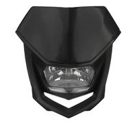 Moto Headlight WR450 Phare Halogène Universel Moto Feux Avant(Noir)