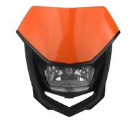 Moto Headlight WR450 Phare Halogène Universel Moto Feux Avant(Orange)