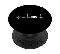 Moto Heartbeat - Sport Bike Bike Life Line PopSockets PopGrip Interchangeable