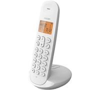 MOTO-Iloa 155T Téléphone Fixe Sans Fil Avec Répondeur Enregistreur - Solo - Téléphones Analogiques Et Dect - Blanc