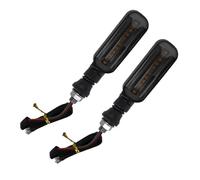 Moto Indicateur Feu arrière Clignotant 2 en 1, Feux de Circulation d'eau, Clignotants universels pour Moto, 12 LED