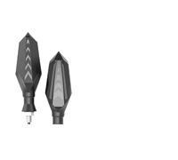 Moto Indicateur Lumineux Clignotants 2X Clignotants LED universels pour Moto, Feux de Jour à Clignotants, feu arrière