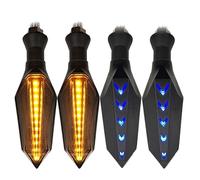 Moto Indicateur Lumineux Clignotants Clignotant de Moto à 17led, Flash 2835SMD, Relais intégré, Clignotant, Peut être plié