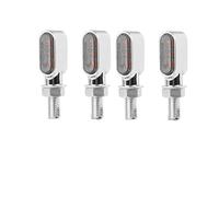 Moto Indicateur Lumineux Clignotants Clignotants LED pour Moto 3 Ambre 8 mm 12 V pour Cafe pour Racer