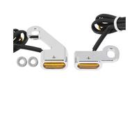 Moto Indicateur Lumineux Clignotants Clignotants LED pour Moto feu de Position Ambre avec poignée Lampe pour Softa pour Touring