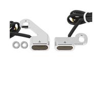 Moto Indicateur Lumineux Clignotants Clignotants LED pour Moto feu de Position Ambre avec poignée Lampe pour Softa pour Touring