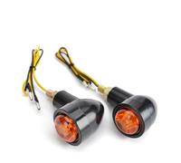 Moto Indicateur Lumineux Clignotants Feu Stop LED pour Moto Clignotant Ambre feu arrière Ampoules d'avertissement Lampes pour café pour Racer