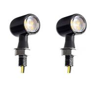 Moto Indicateurs Clignotant 2 en 1 à LED intégré, feu de Stop arrière et de Jour pour café, Accessoires d'assemblage