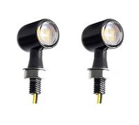 Moto Indicateurs Clignotant 2 en 1 à LED intégré, feu de Stop arrière et de Jour pour café, Accessoires d'assemblage