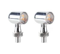 Moto Indicateurs Clignotant 2 en 1 à LED intégré, feu de Stop arrière et de Jour pour café, Accessoires d'assemblage