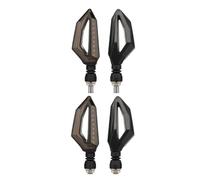 Moto Indicateurs Clignotant LED pour Moto 12 V 10 mm, feu de Jour Universel, indicateur Bicolore, feu de freinage