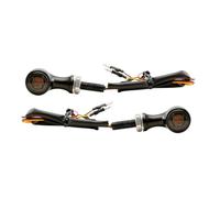 Moto Indicateurs Clignotants dynamiques à LED pour Moto, Clignotants Avant/arrière avec Feux Stop/Conduite, 2 pièces, Accessoires