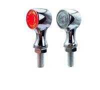 Moto Indicateurs Clignotants dynamiques pour Moto, Feux de Direction Avant à LED 3 en 1, Clignotants arrière, Feux de freinage et d'arrêt