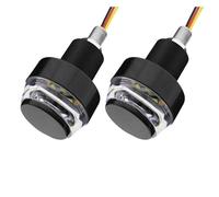 Moto Indicateurs Clignotants LED pour Guidon de Moto, 22 mm, Accessoires d'assemblage pour Feux latéraux LED