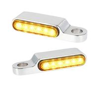 Moto Indicateurs Lot de 2 Clignotants LED pour Moto, Feux de Guidon, Feux de Conduite, compatibles avec Les Accessoires pour Shadow Grom